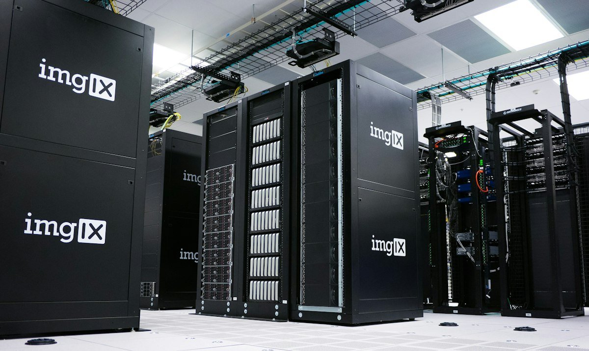 Server racks in a data centre