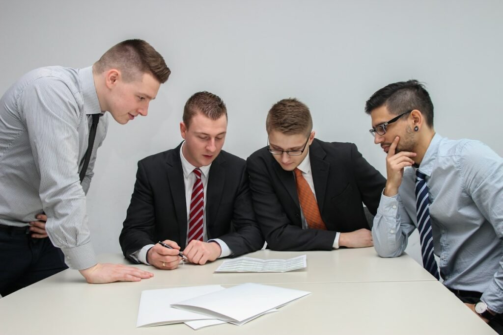 Team planning a platform architecture